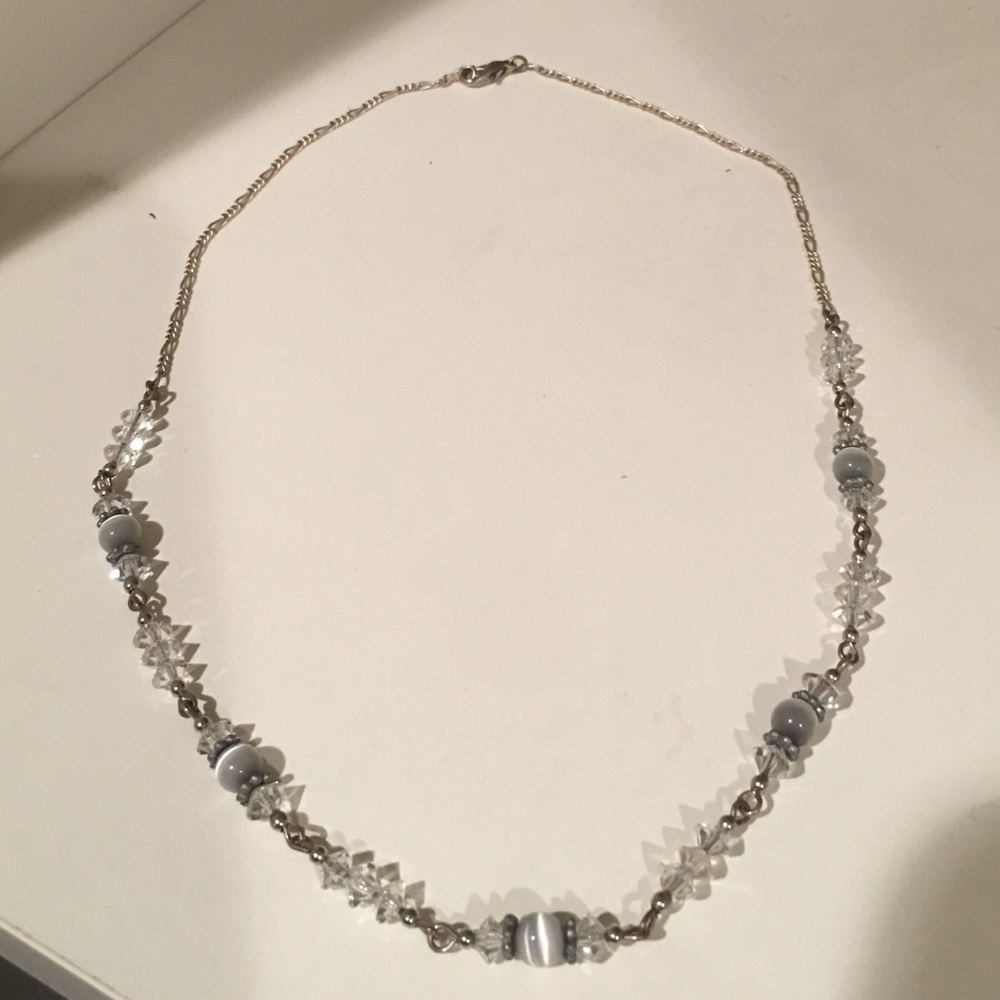 SS Moonstone Necklace